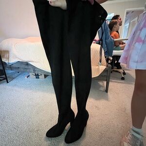 Thigh High Black Boots